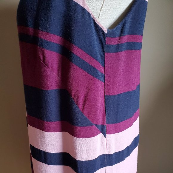 Ann Taylor Factory Striped Shift Dress 8P - Picture 4 of 7